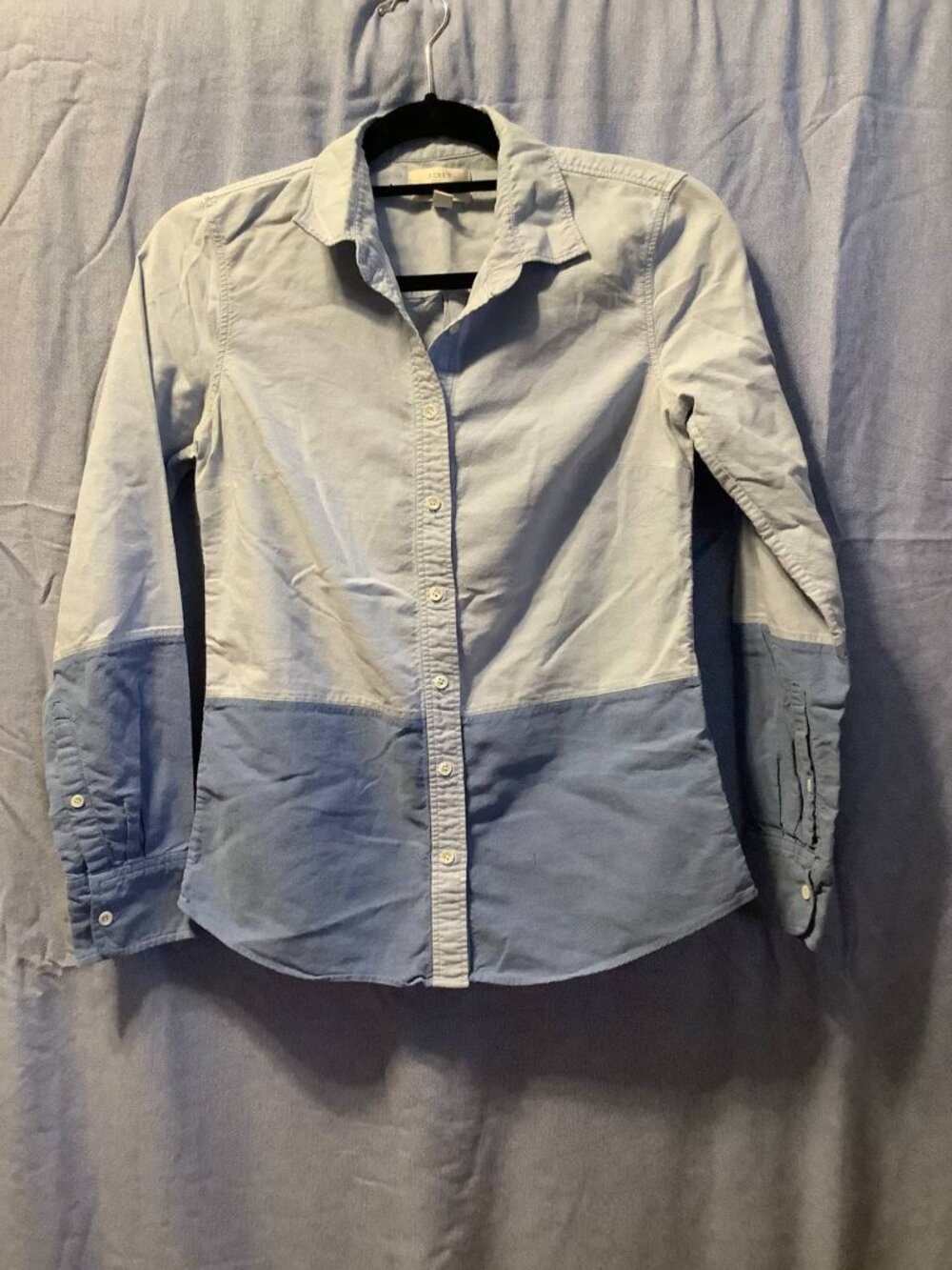 J. Crew Blue Boy Fit Button Down Shirt